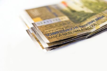 Swiss francsの写真素材