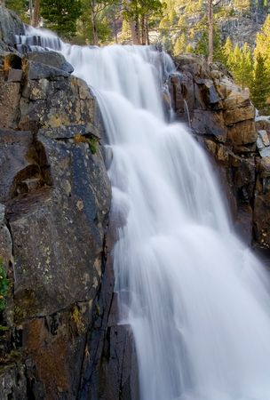 Waterfall by Emerald Bay, Lake Tahoe California