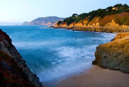 California Coast at sunset
