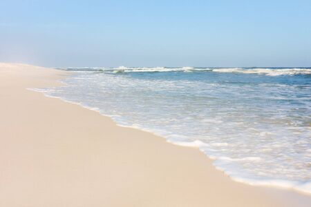 White sand beach in Floridaの写真素材