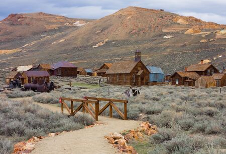 Bodie (ghost town), Californiaの写真素材