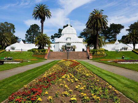 Conservatory of Flowers in San Franciscoの写真素材
