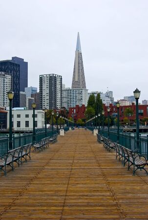 Pier 7 in San Franciscoの写真素材