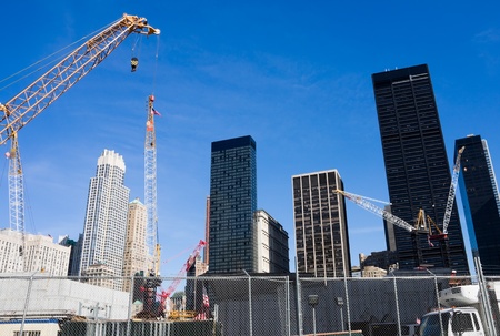 Construction site at Ground Zero, New York City