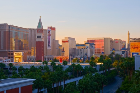Las Vegas at sunrise のeditorial素材