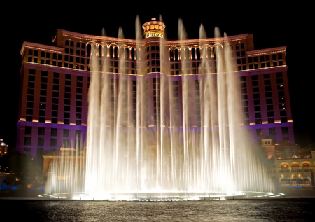 Dancing Water Fountain in Las Vegas のeditorial素材