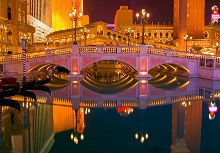 Venetian Las Vegas at night のeditorial素材