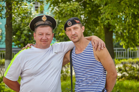 Celebration of the day of the Russian Navy.