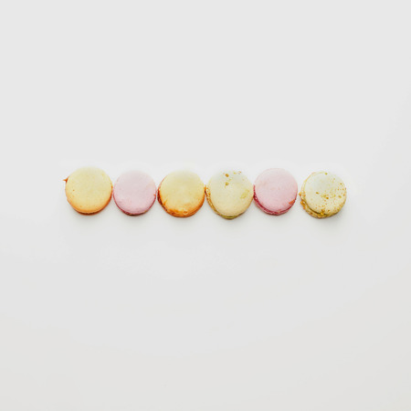 food.macaroon.sweets still life.dessert.abstract studio shotの写真素材
