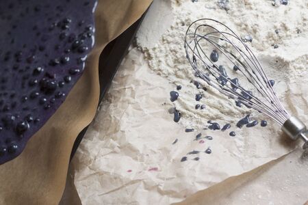 cooking still life.kitchen tableの写真素材