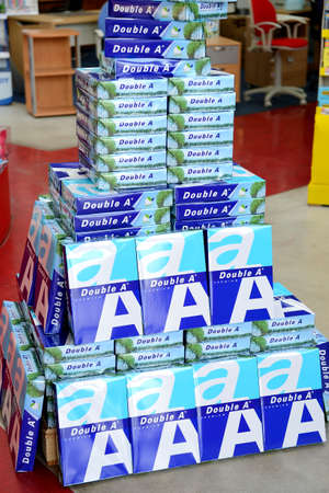 Alizay, Eure, France, May 2014.
Double A, the Thai paper manufacturer, officially acquired in 2013,...
