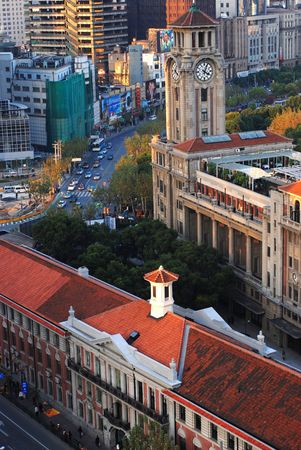 Art Museun and Nanjing Road in Shanghai