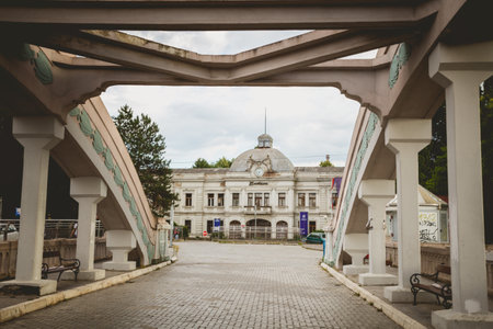 Kragujevac, Serbia - July 18, 2016: Museum of Stara Livnica, locates near old Abandoned factory in...