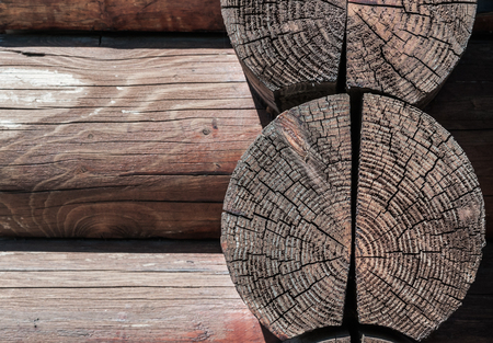 Weathered wood rustic background grey dark brown