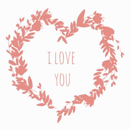 Romantic floral vector backgroundのイラスト素材