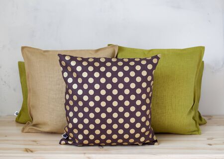 Decoraive pillows composition isolatedの写真素材