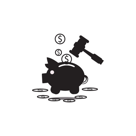 piggy bankのイラスト素材