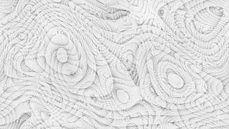 Abstract curves - parametric curved lines and shapes 8k seamless background - illustrationの写真素材