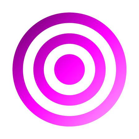 Target sign - purple gradient transparent, isolated - vector illustrationのイラスト素材