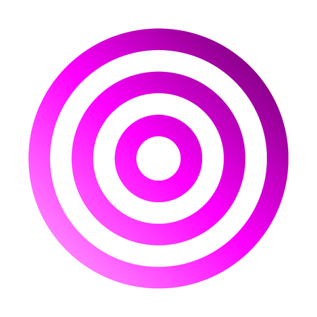 Target sign - purple gradient transparent, isolated - vector illustrationのイラスト素材