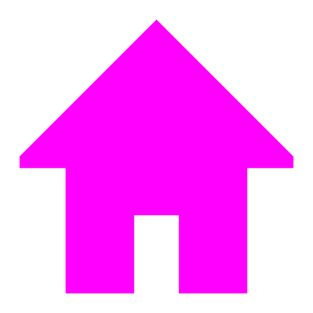 Home symbol icon - purple simple, isolated - vector illustrationのイラスト素材