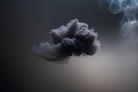 Smoke abstract backgroundの素材