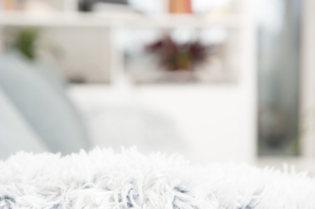 White background with elements of interiorの写真素材