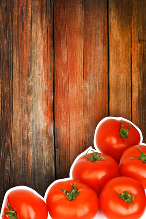 Frame with vegetablesの写真素材