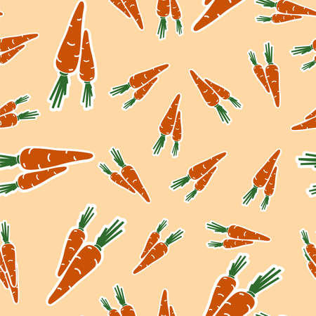 Light orange background with carrots