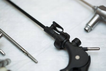 laparoscopic instrument for performing surgery in animalsの写真素材