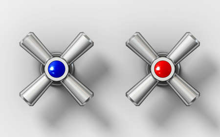 The pair of the stainless steel handle