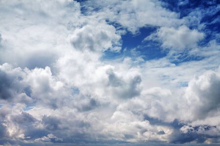 sky covered with clouds