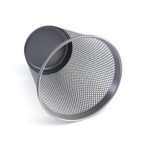 isolated empty paper trayの写真素材