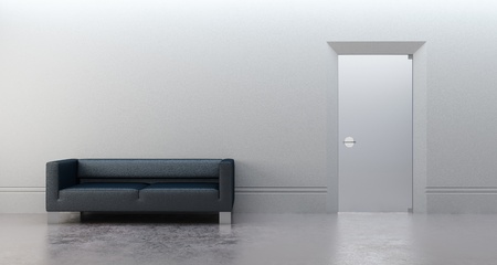 3d rendering of modern office