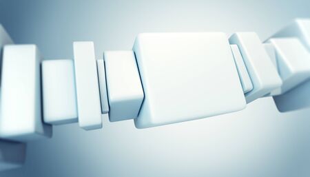 symbolic connection 3d renderの写真素材