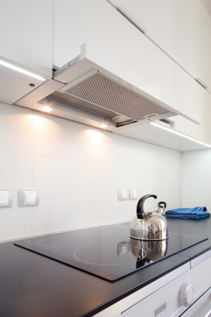 modern kitchen interior in minimalism styleの写真素材