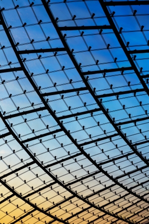 modern glass facade, abstract compositionの写真素材