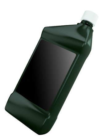 plastic bottle of motor oilの写真素材