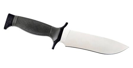 Closeup of a hunting knifeの写真素材