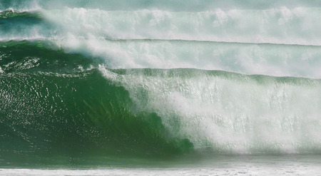 rough colored ocean wave