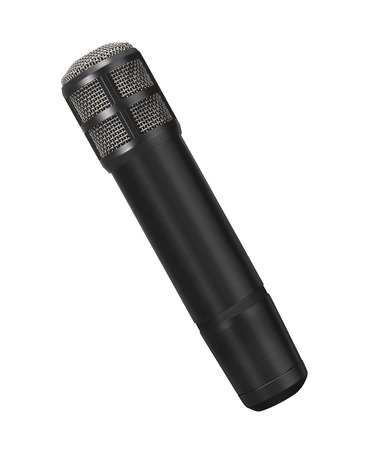 microphone isolated on white backgroundの写真素材