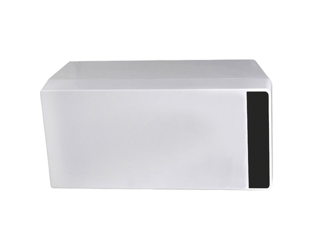 garbage container isolated on a white backgroundの写真素材
