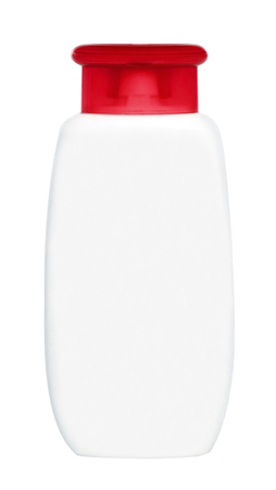 Plastic bottle of body care and beauty productsの写真素材