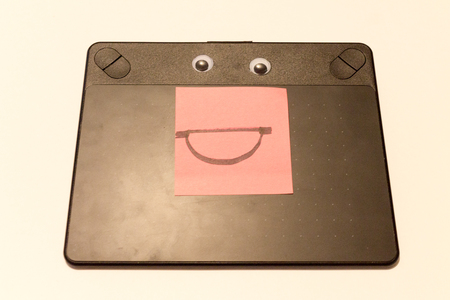 A happy graphics tablet