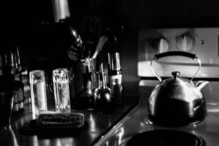 Kitchen Still LIfe in the morningの写真素材