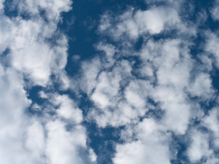 Blue sky and clouds background material