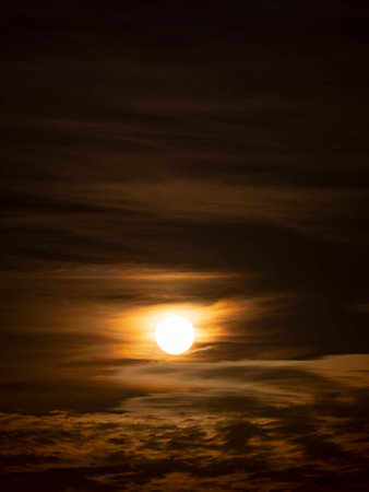 Sunrise sky and sun
