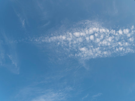 Summer sky and white clouds background image