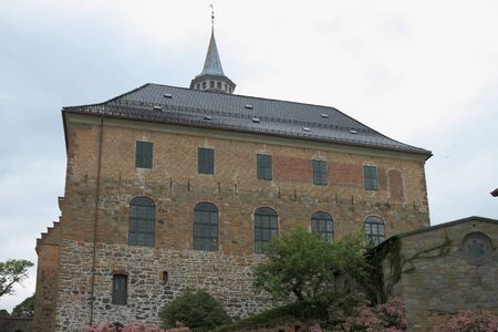 Royal castle in fortress Akerskhus. Oslo, Norwayのeditorial素材