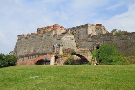 Ancient fortress. Savona, Italyのeditorial素材